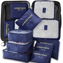 НАБОР ИЗ 6 ПУТЕШЕСТВЕННЫХ ОРГАНАЙЗЕРОВ ДЛЯ ЧЕМОДАНА ДЛЯ ОДЕЖДЫ, ОБУВИ, БЕЛЬЯ