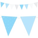 БАННЕР синие флаги МИКС день рождения BABY SHOWER 130c