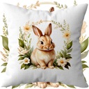 POSZEWKA POSZEWKI NA PODUSZKĘ ŚWIĘTA WIOSNA WIELKANOC DO DOMU - PREMIUM -
