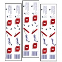 3X LEP NA MUCHY PRZECIWKO OWADOM LATAJĄCYM PŁASKI MOCNY KLEJ BROS