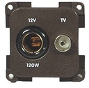 ВНУТРЕННЯЯ ЭЛЕКТРИЧЕСКАЯ РОЗЕТКА 12В + ТЕЛЕВИЗОР