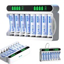 БЫСТРОЕ ЗАРЯДНОЕ УСТРОЙСТВО ДЛЯ АККУМУЛЯТОРОВ AA И AAA NI-MH/NI-CD УНИВЕРСАЛЬНОЕ