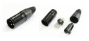 Wtyk XLR 3 Pin na kabel czarny