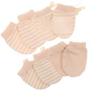 4 ПАРЫ ДЕТСКИХ ПЕРЧАТОК ХЛОПКОВЫЕ ПЕРЧАТКИ ДЛЯ НОВОРОЖДЕННЫХ ДЕВОЧЕК