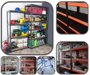 Regał metalowy regał magazynowy garażowy HELIOS premium 213x075x30 6x275kg Maksymalne obciążenie półki 275 kg