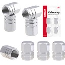 АЛЮМИНИЕВЫЕ ГАЙКИ ДЛЯ КОЛЕСНОГО КЛАПАНА АВТОМОБИЛЯ 4 ШТ.