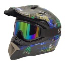 МОТОЦИКЛ КРОСС ШЛЕМ ЭНДУРО МОНСТР + ОЧКИ ПОДАРОЧНЫЙ НАБОР