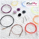 Проволочная леска KNITPRO 40 см черная - сталь