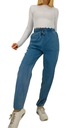 Dámske džínsové nohavice modré dlhé s vreckami Značka Miego