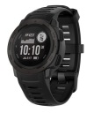 Garmin Instinct / Solar / ЧЕРНЫЙ силиконовый ремешок