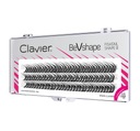 НАКЛАДНЫЕ РЕСНИЦЫ CLAVIER BEVSHAPE B 12MM