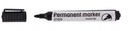 Перманентный маркер D.Rect 2150, круглый, черный