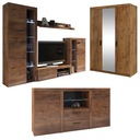 Комплект стенка+комод+шкаф RUMI Lefkas