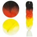 Синтетические волосы цвета OMBRE для косичек.