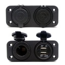 ПАНЕЛЬ DO ПОЗИЦІЯ ЗАРЯДНИЙ ПРИСТРІЙ 2X USB 3,1A + ГНІЗДО ПРИКУРЮВАЧА АВТОМОБІЛЬНИЙ  фото 4