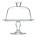 Стеклянная патера с тортом