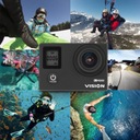 Спортивная камера 4K Kruger&Matz Vision L400, аксессуары для камеры, комплект дистанционного управления