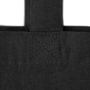 Nákupná taška na nákup bavlnený štrajk žien Dominujúca farba čierna