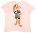 Koszulka damska T-Shirt Space Jam Kosmiczny Mecz Tune Squad 1X LOLA Bunny Obszar nadruku z przodu i z tyłu
