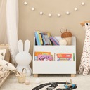 Книжный шкаф Детские игрушки Книжный шкаф Полка-органайзер для офиса KMB54-W