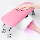 Маникюрная подставка для рук Розовая подушечка из экологической кожи.