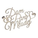 Надпись ДОМ НЕВЕСТЫ, 20 х 30 см.