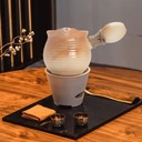 600 ml keramická kanvica Odolný rustikálny čajník pre vonkajšiu piknikovú čajovňu Hmotnosť (s balením) 0.518 kg