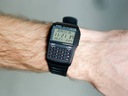 PÁNSKE HODINKY CASIO DBC-32 1A DATA BANK KALKULAČKA Materiál remienka umelý materiál