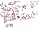 MERCEDES-BENZ VITO W639 TACKA CENTRALE SUR PLANCHE DISTRIBUTION A63968006919B51photo 10