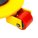 Трехколесный механический багажник круглый 2T желтый