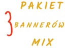 Пакет из 3-х микс-баннеров на сайтах различной тематики