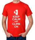 koszulka KEEP CALM AND CLIMB ON prezent