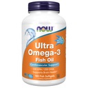 NOW FOODS Ultra Omega-3 (rybí olej) (180 kapsúl) Forma kapsuly