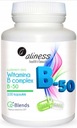 2x ALINESS VITAMIN B-50 B KOMPLEX B1 B2 B3 B6,12 Základná zložka komplex vitamínov B