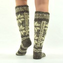 Podkolienky, Ponožky/ Ponožky 100% vlna 40-41 Model podkolanówki