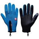 Športové cyklistické rukavice so zipsom zateplené Veľkosť XL