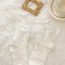 5 párov Lolita ponožky mašlička čipkované ponožky JAPAN Hmotnosť (s balením) 1.02 kg