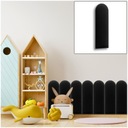 Мягкие стеновые панели FENCE 20x60 Цвет ЧЕРНЫЙ Velour Soft Fences