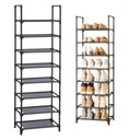 ШКАФ ДЛЯ ОБУВИ КНИЖНЫЙ ШКАФ ПОДСТАВКА ПОЛКА МЕТАЛЛ 8 ПОЛОК ШКАФ