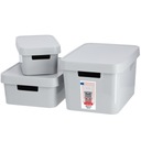 НАБОР ИЗ 3-Х КОНТЕЙНЕРОВ С КРЫШКОЙ