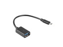 Адаптер Micro USB — USB-A 2.0, 0,15 м, OTG