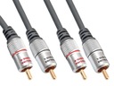 Кабель CINCH 2xRCA-2xRCA HQ PROLINK EXCLUSIVE 1,8м
