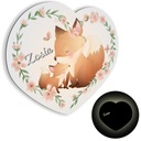 Светодиодный ночник с именем лиса сердечко лисы имя