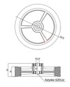 Колеса WHEELS для газонокосилки fi. подшипник 175 мм