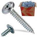 ВИНТЫ С ШАЙБОЙ САМОРЕЗНЫЕ 4,2х40мм МЕТАЛЛ ДЕРЕВО 500шт ЦИНК KLIMAS