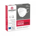 Защитная маска FFP2 5 шт. белая OPHARM