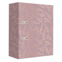 Папка A4 75 2R металлик розовое золото с цветами Interprint