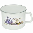 ЭМАЛИРОВАННАЯ КРУЖКА С КРЫШКОЙ 16см 2л