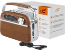 Rádio Retro LTC NIDA bluetooth, AM/FM/MP3/USB/SD Porty čítačka pamäťových kariet mini-jack USB