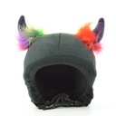 Чехол, украшение на шлем - Шапка с рогами быка.